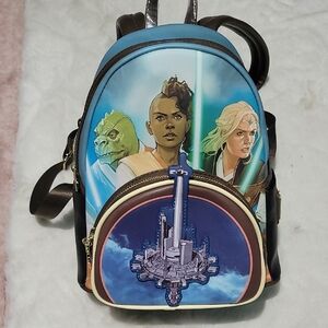 Loungefly Star Wars Mini Backpack - Blue and Brown